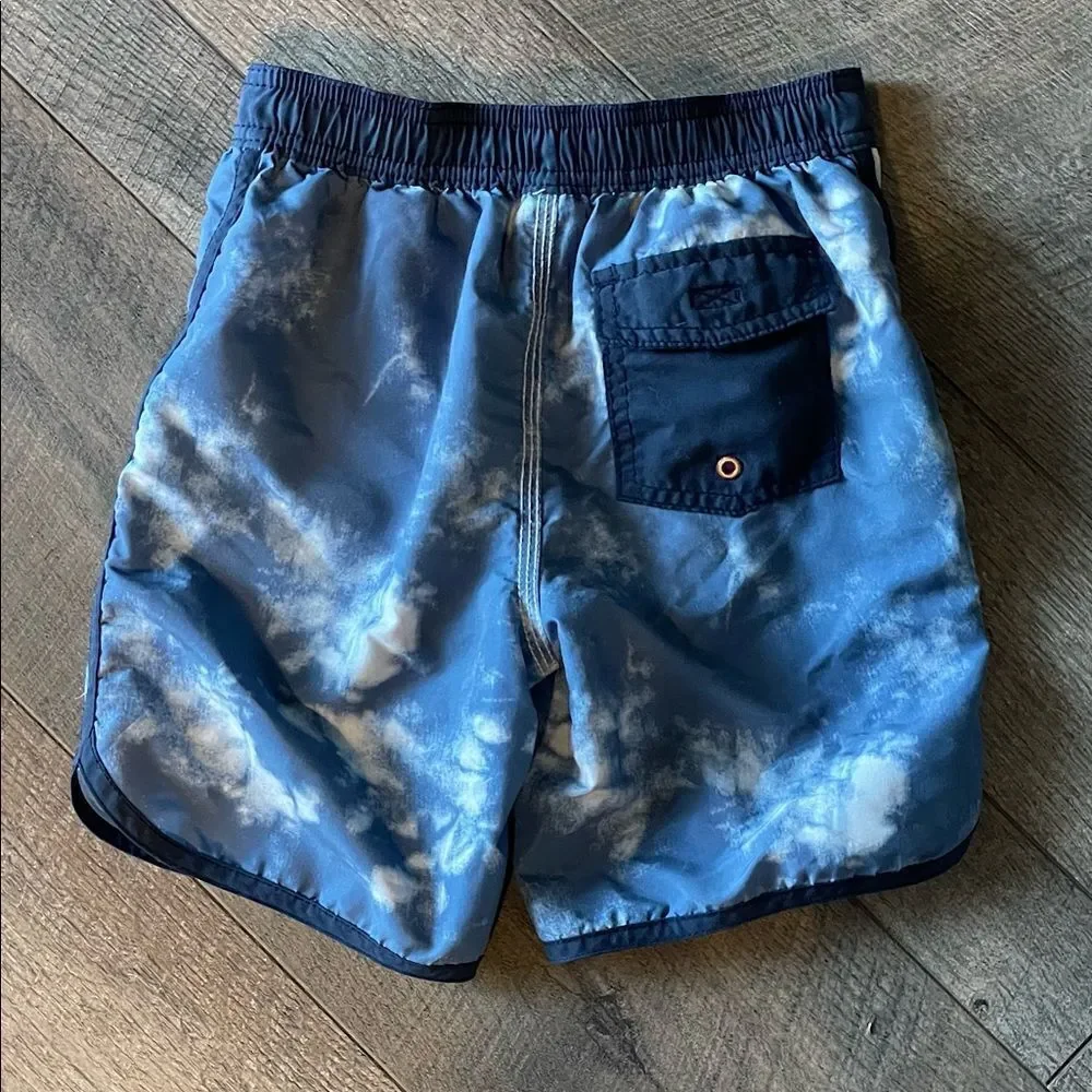 Oshkosh Blue and White Swim Trunks. Size 6.